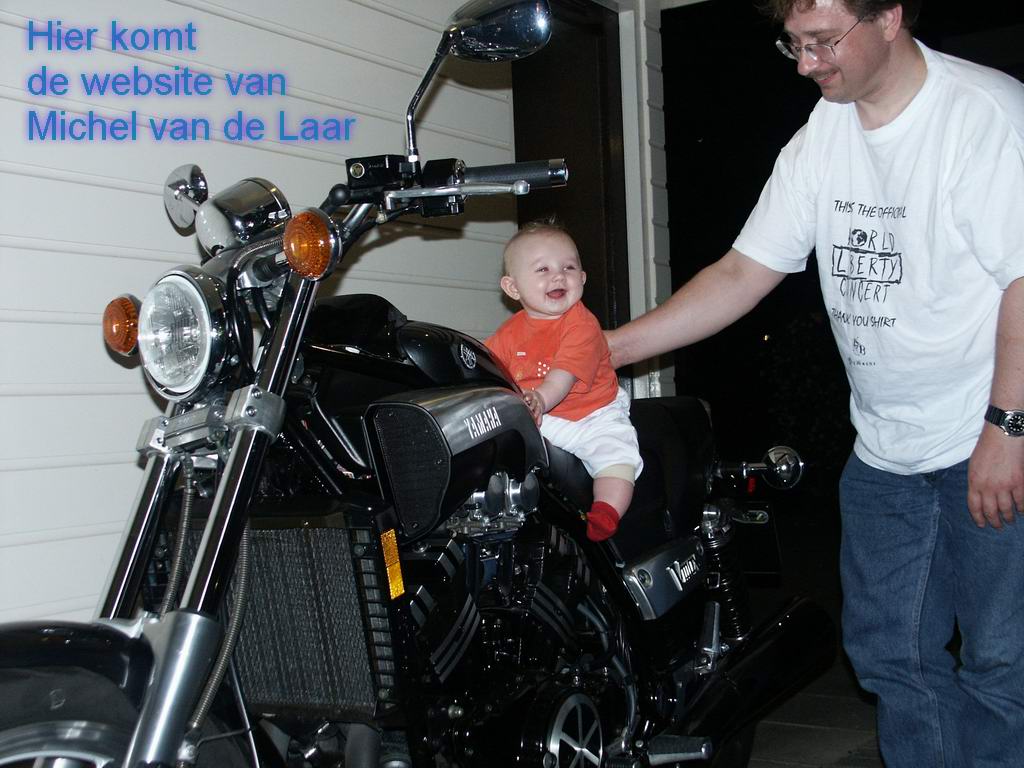 Dymphna op de V-Max...